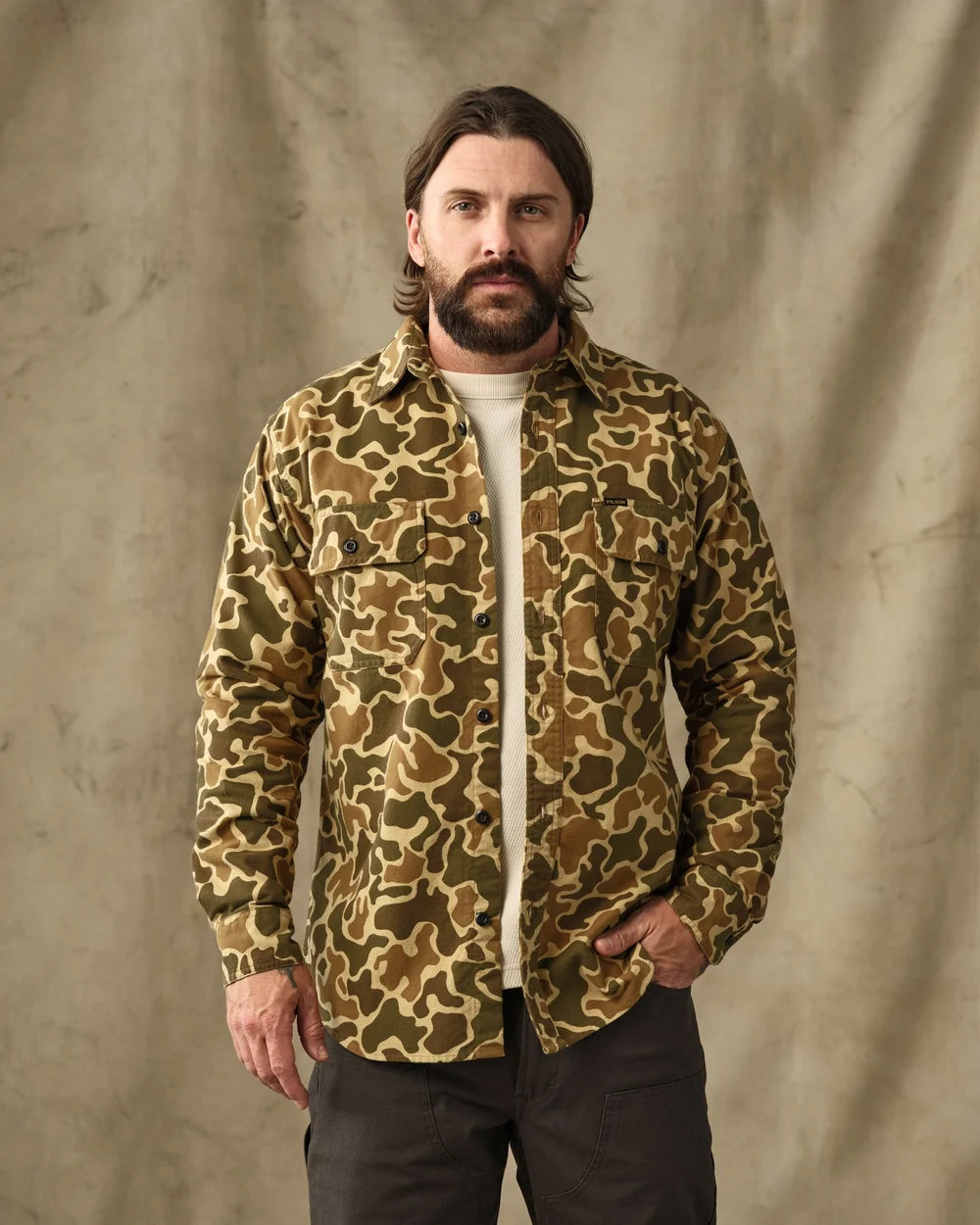 Field Flannel Shirt in Buckskin Camo