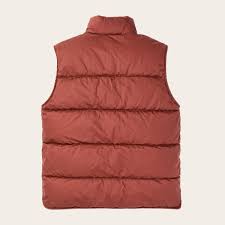 Women's Heritage Cotton Down Vest in Smoked Paprika
