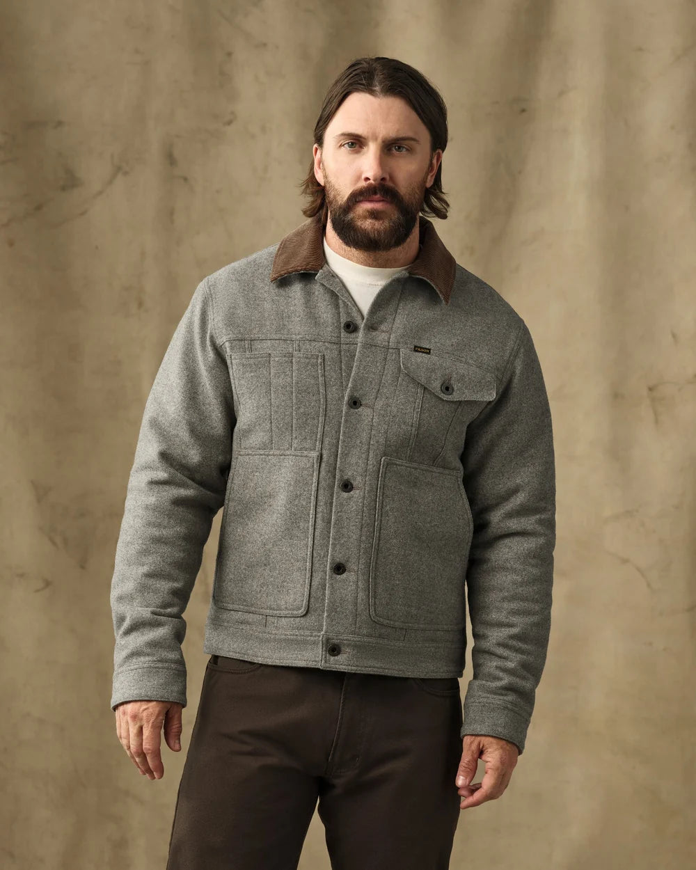 Spokane Insulated Short Cruiser in Vintage Heather Gray
