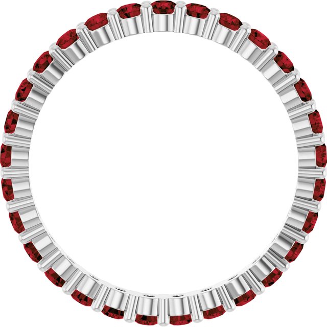 Gemstone Eternity Ring