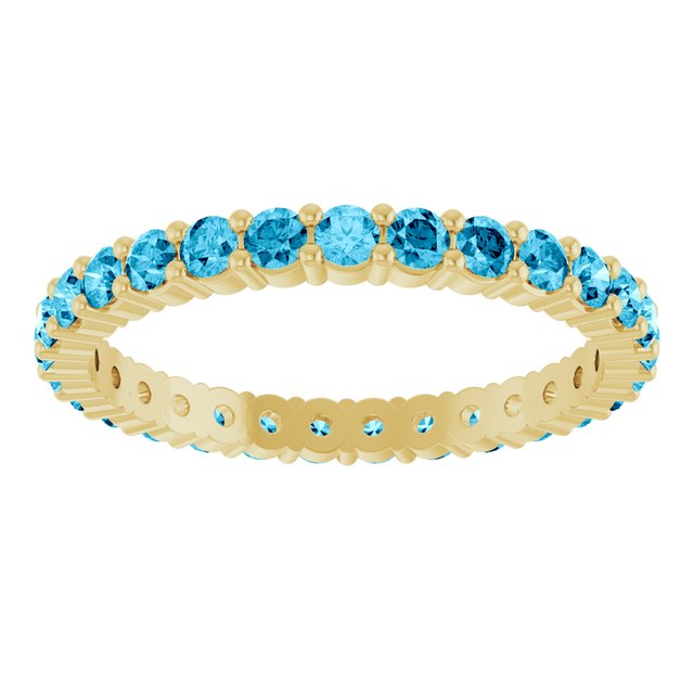 Gemstone Eternity Ring